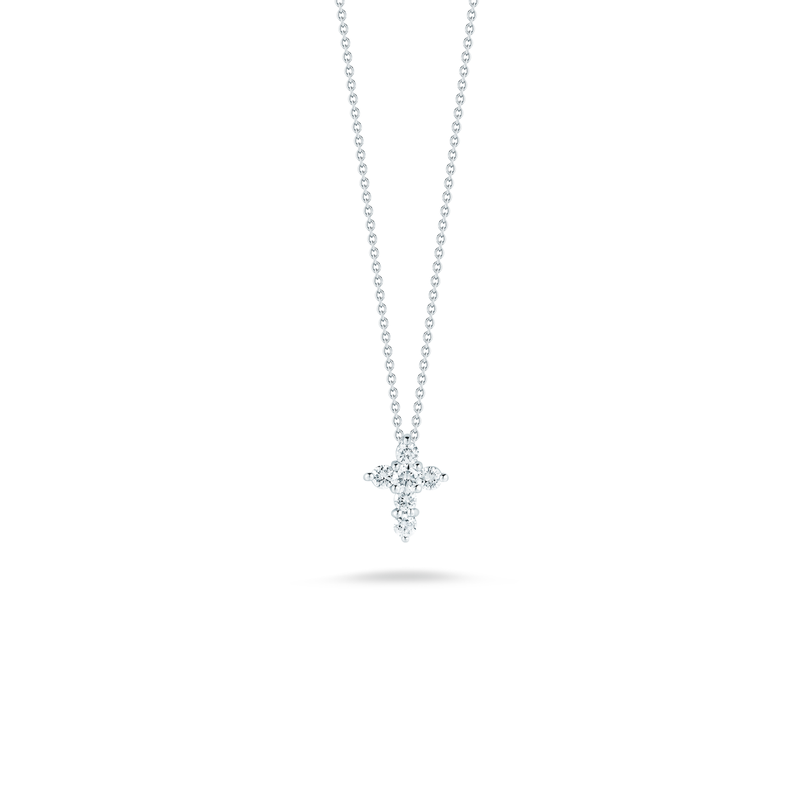 18K DIAMOND BABY CROSS PENDANT