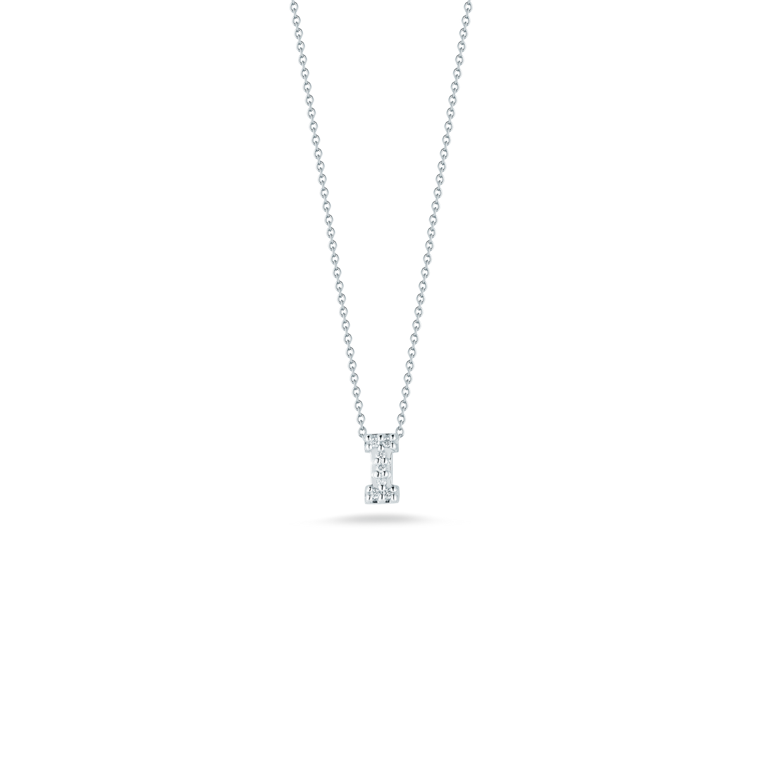 LOVE LETTER "I" DIAMOND PENDANT