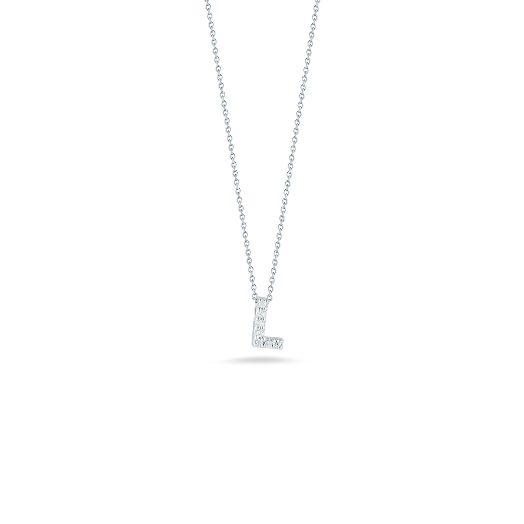 LOVE LETTER "L" DIAMOND PENDANT