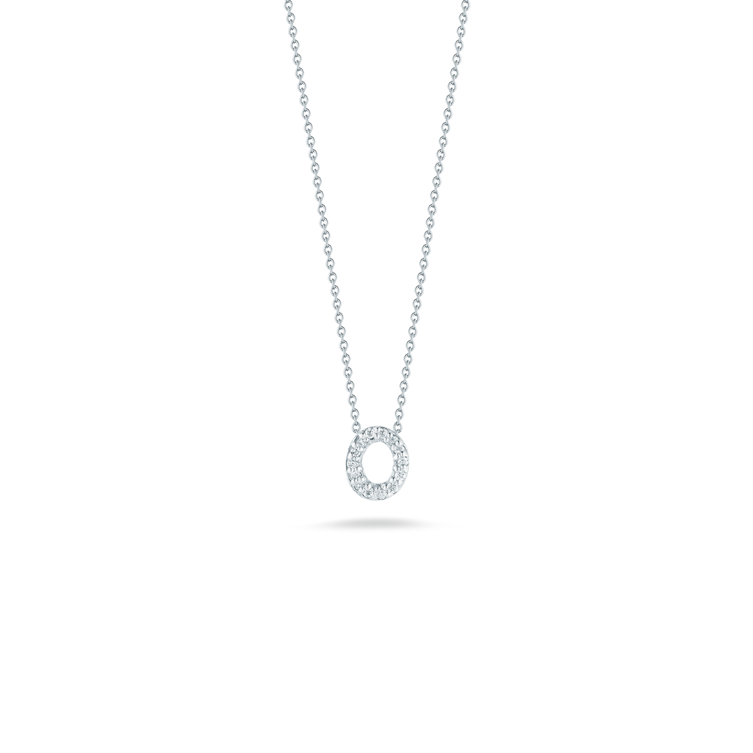 LOVE LETTER "O" DIAMOND PENDANT