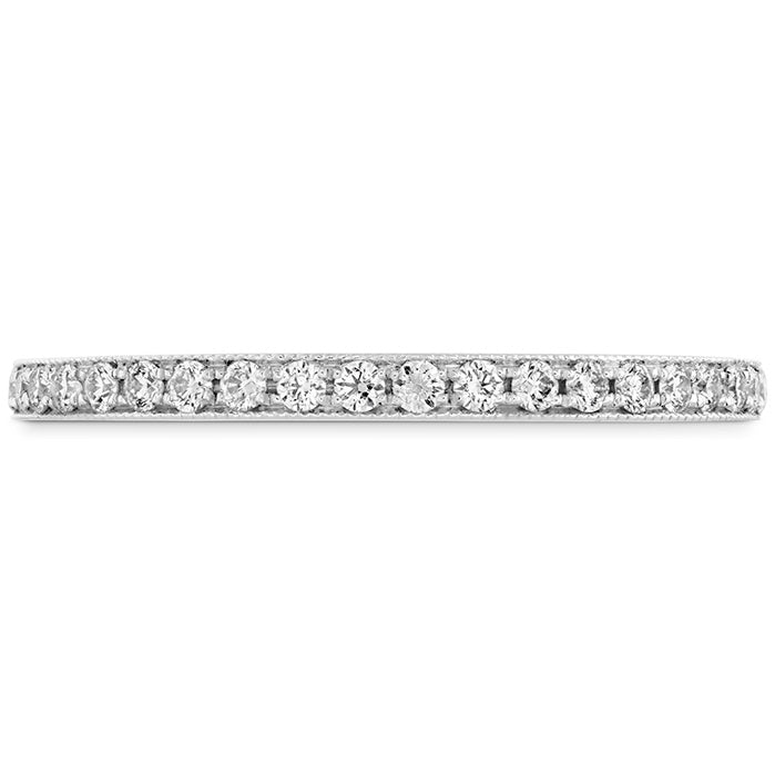 0.18 ctw. Deco Chic Band to match DRM Halo Ring in 18K White Gold