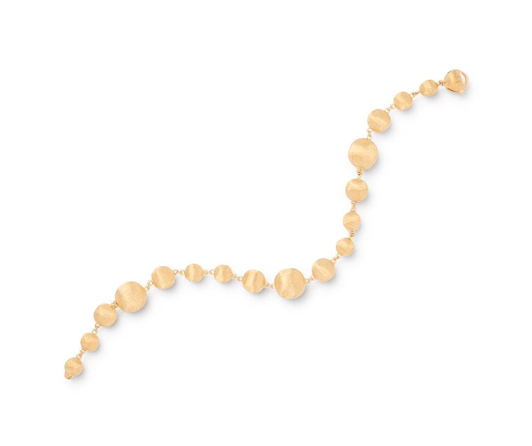 18K Yellow Gold Mixed Bead Bracelet