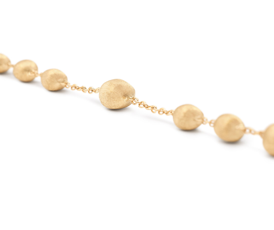 18K Yellow Gold Bead Bracelet