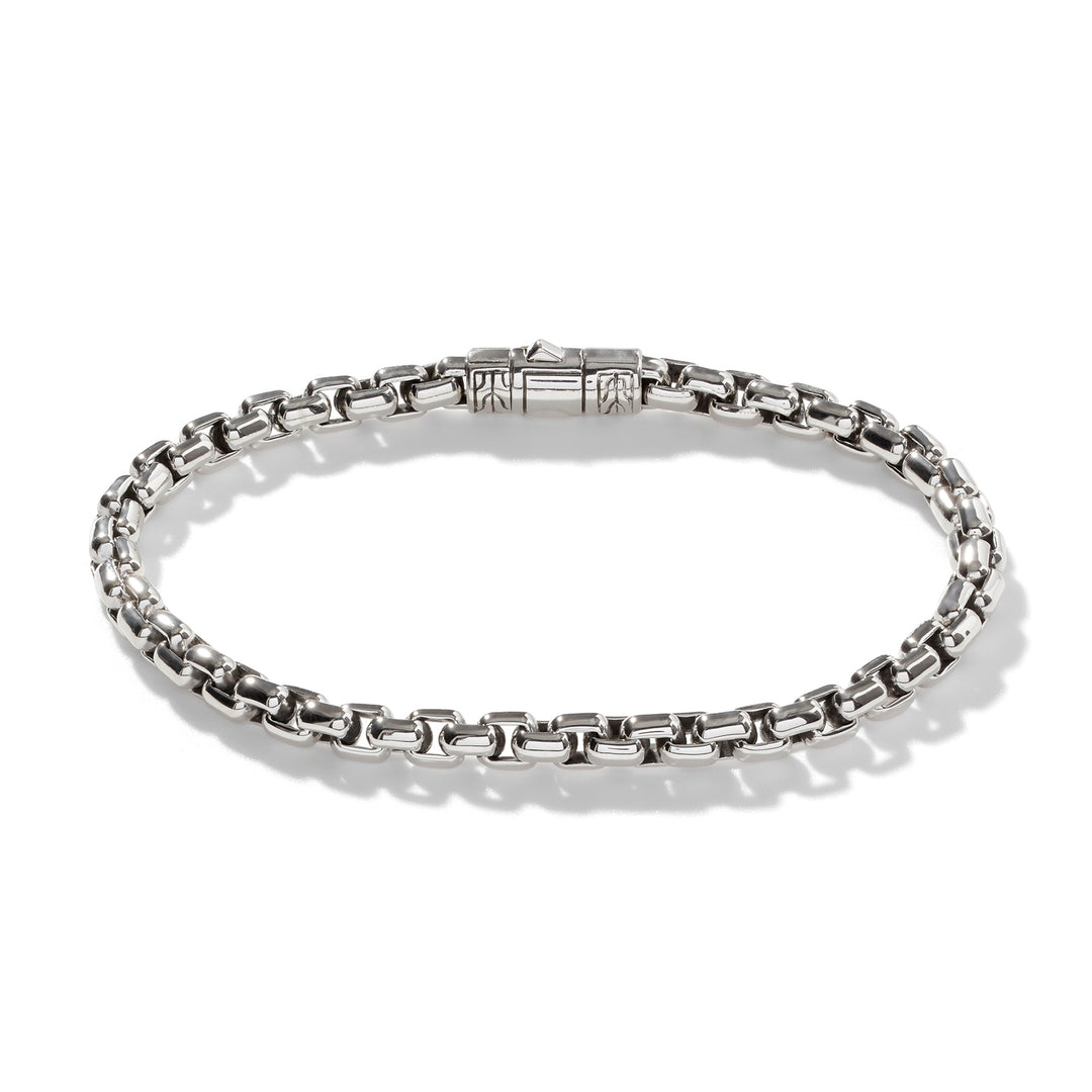 John Hardy Box Silver Chain Bracelet 4.8mm