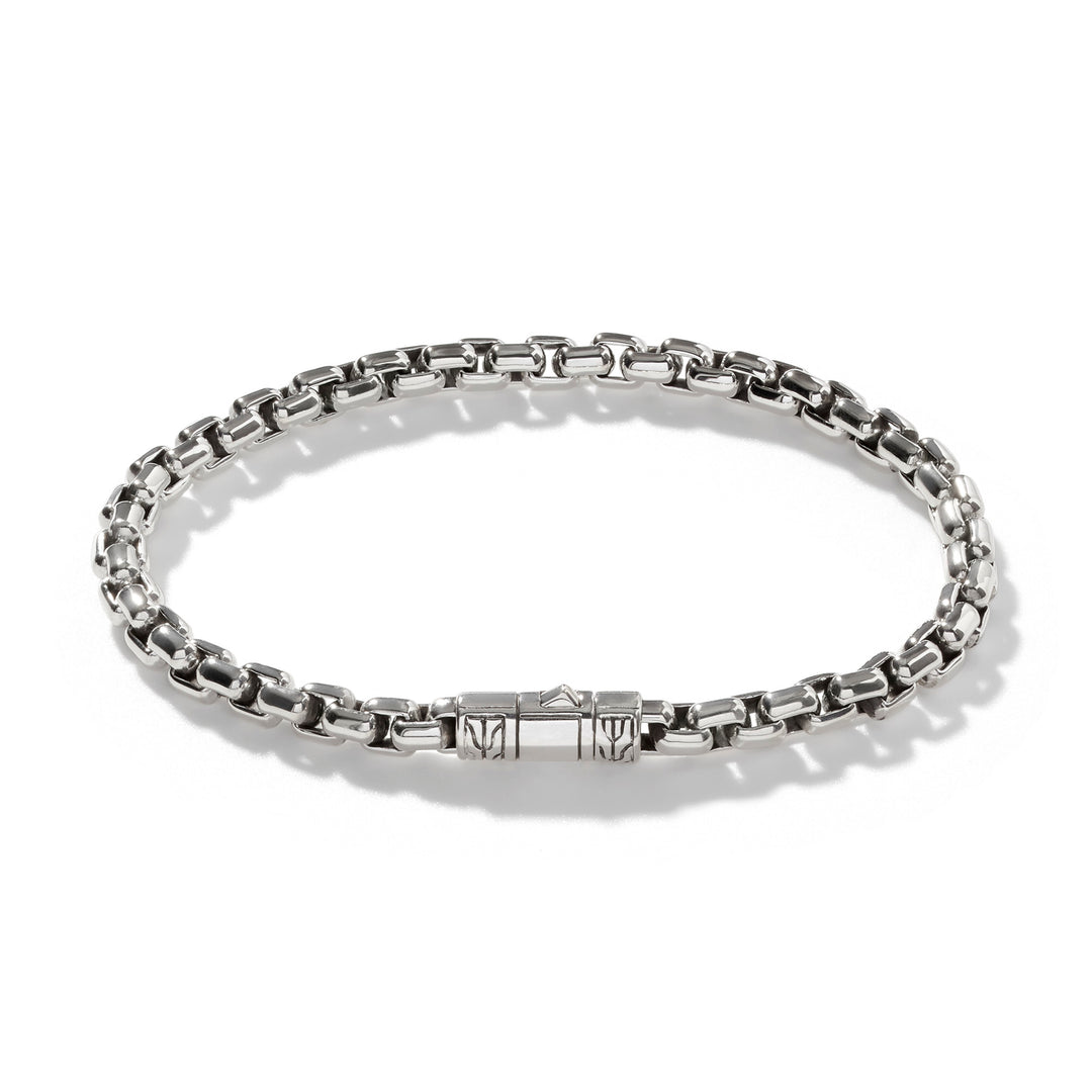 John Hardy Box Silver Chain Bracelet 4.8mm