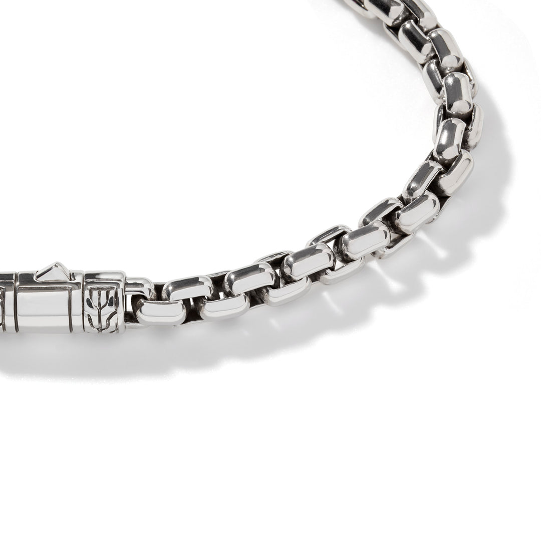 John Hardy Box Silver Chain Bracelet 4.8mm