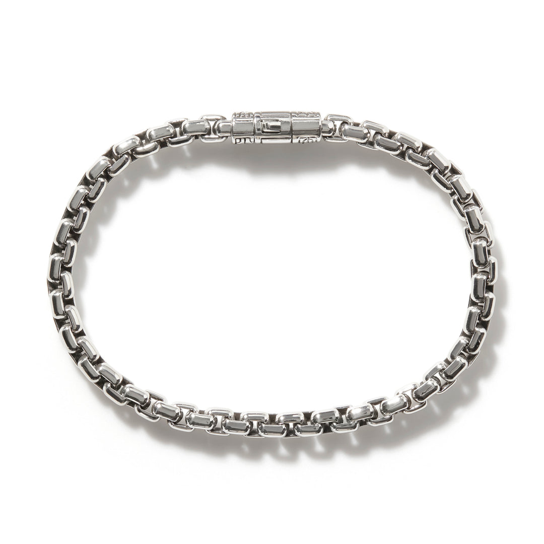 John Hardy Box Silver Chain Bracelet 4.8mm