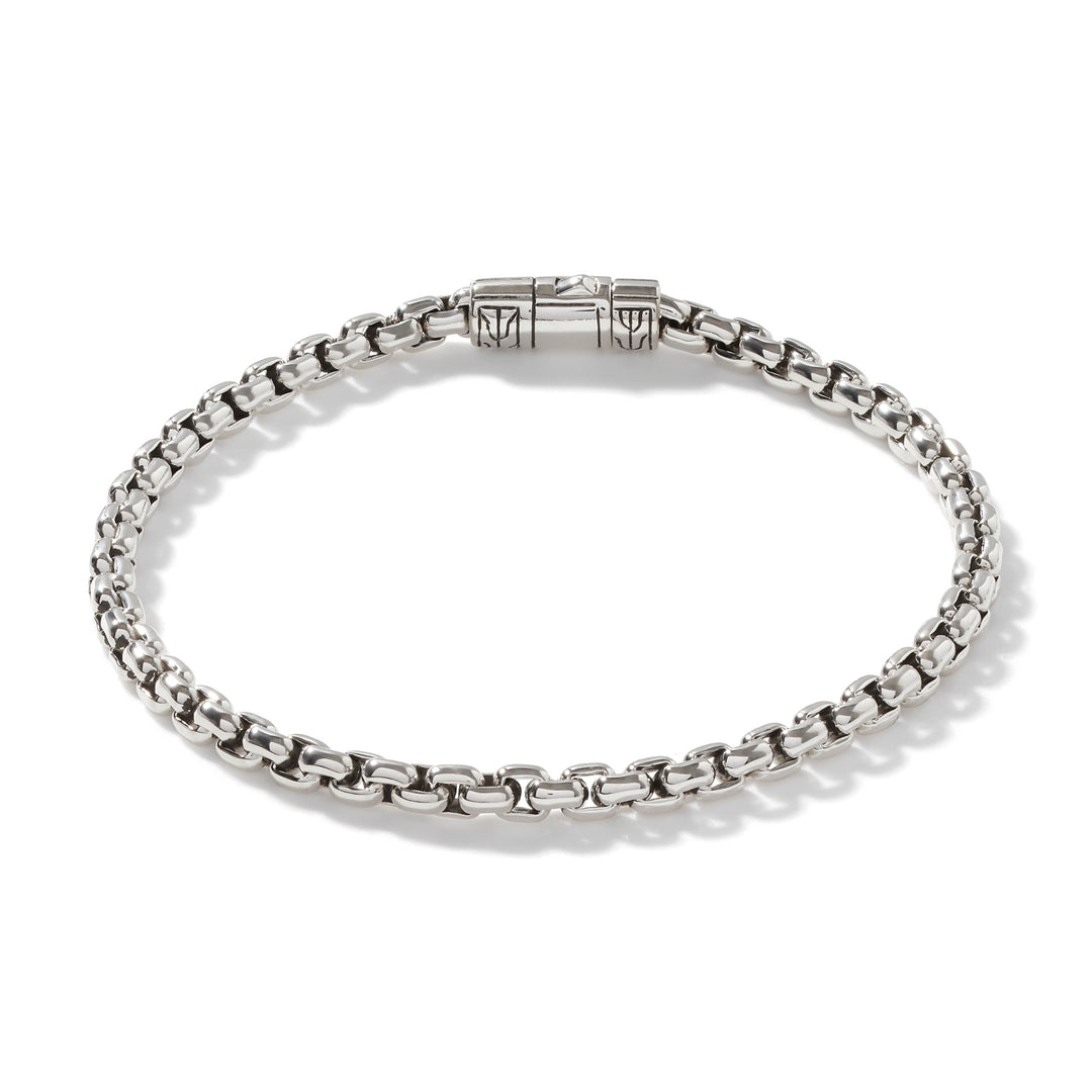 John Hardy Silver Box Chain Bracelet