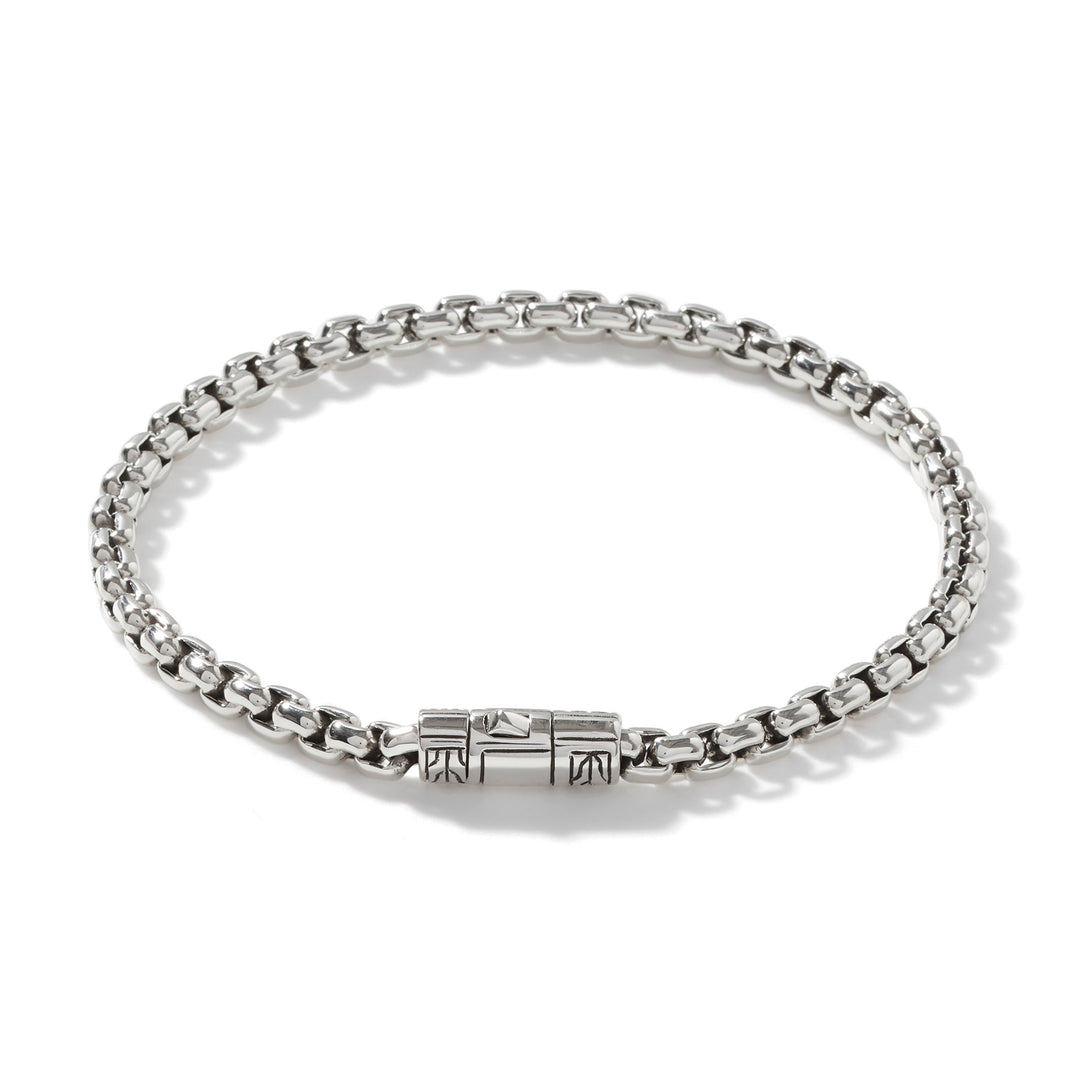 John Hardy Silver Box Chain Bracelet