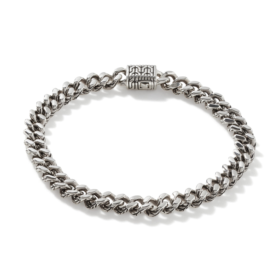 John Hardy Silver 7mm Curb Link Bracelet