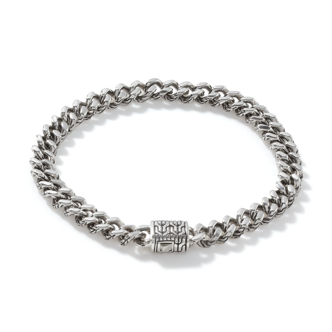 John Hardy Silver 7mm Curb Link Bracelet