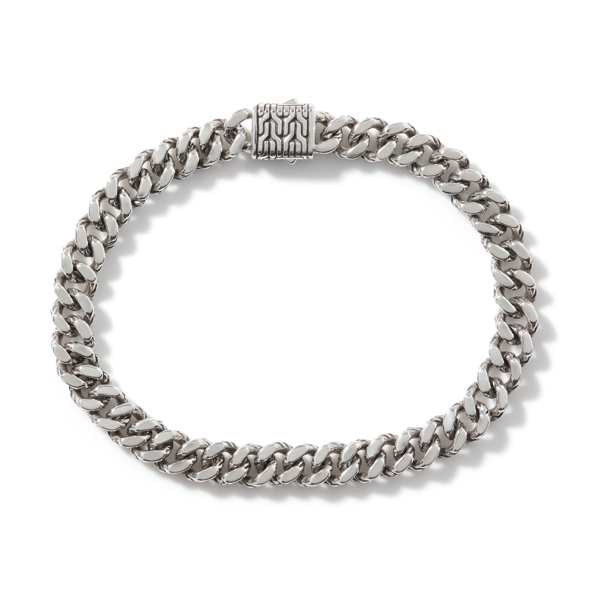 John Hardy Silver 7mm Curb Link Bracelet