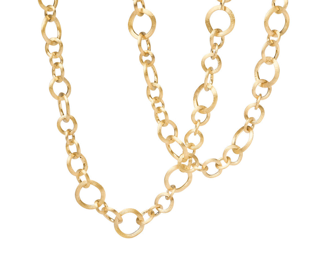 18K Yellow Gold Convertible Link Necklace