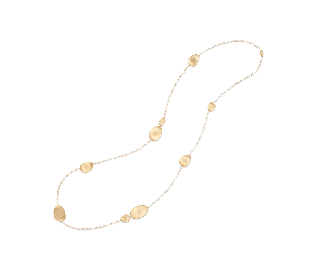 18K Lunaria Collection Yellow Gold Long Necklace