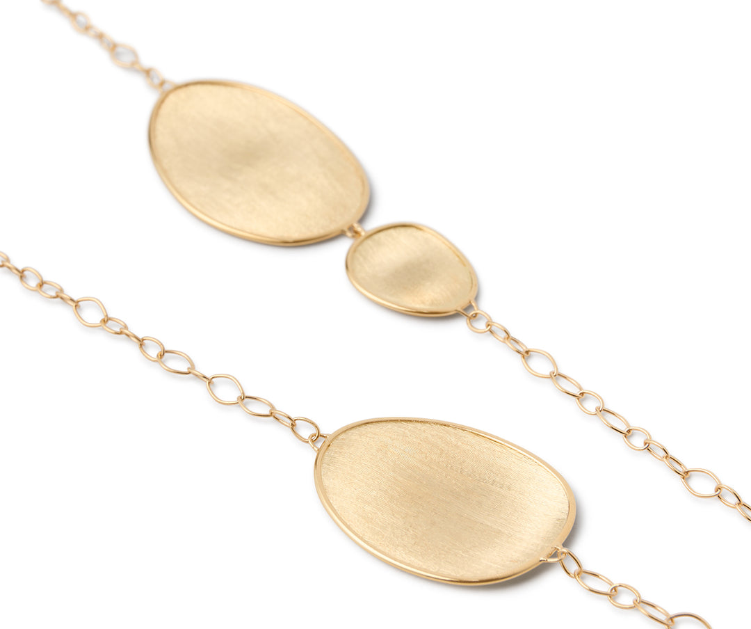 18K Lunaria Collection Yellow Gold Long Necklace