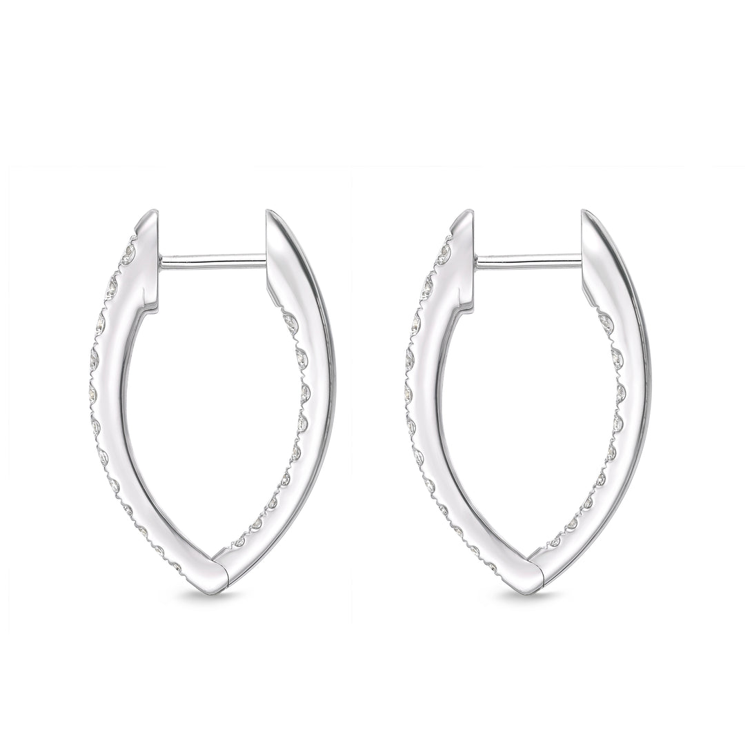 Diamond Imperial Hoops .75CTW