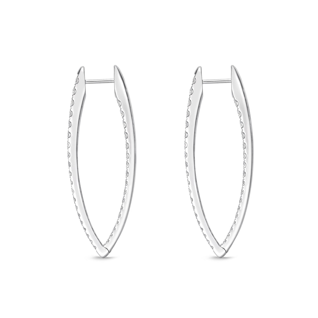 Diamond Imperial Hoops 1.50 Carat Total Weight