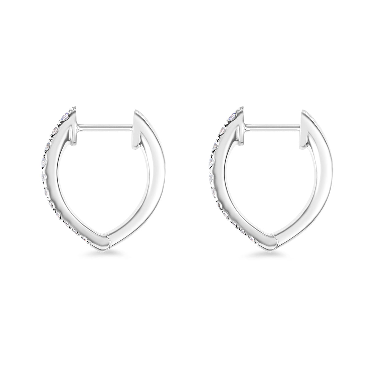 Imperial Hoop  Diamond Earring .30 Total Carat Weight