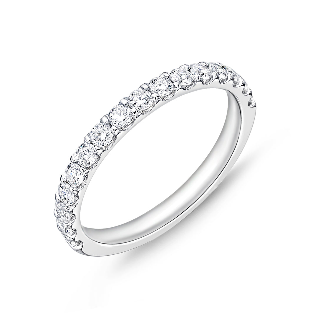 ODESSA HALF ROUND DIAMOND BAND .47-.54CTW (2.05MM STONES)