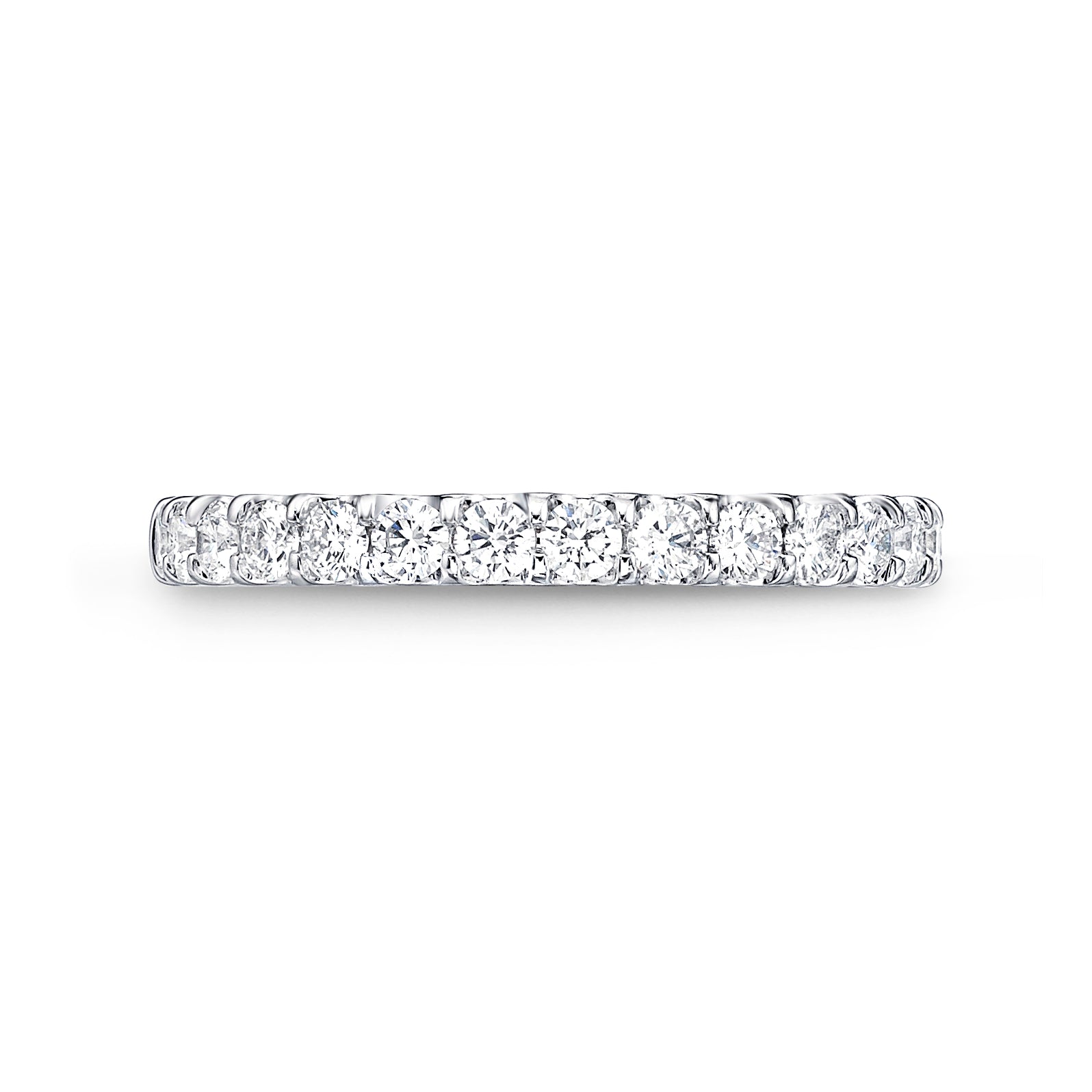 ODESSA HALF ROUND DIAMOND BAND .47-.54CTW (2.05MM STONES)