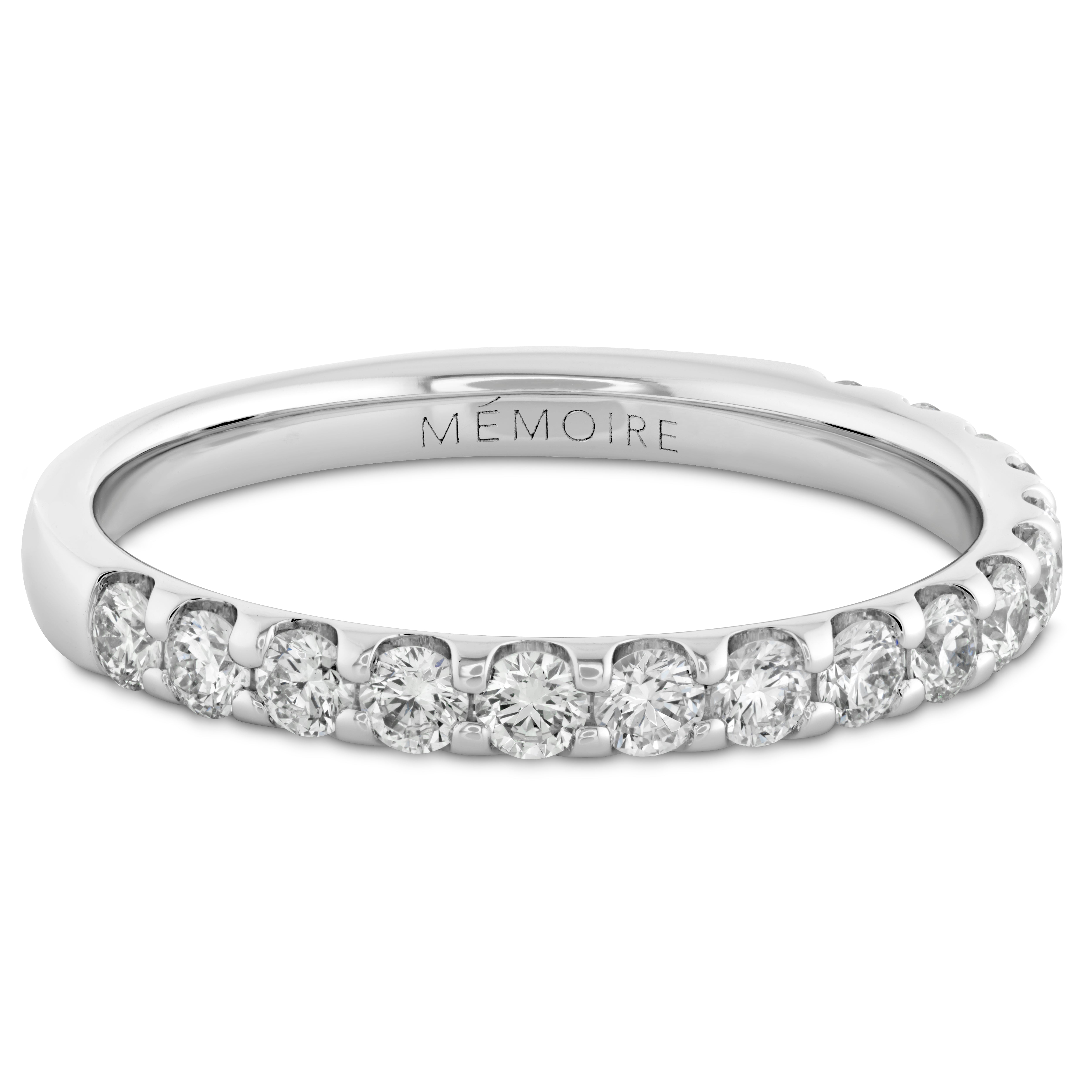 ODESSA HALF ROUND DIAMOND BAND .47-.54CTW (2.05MM STONES)