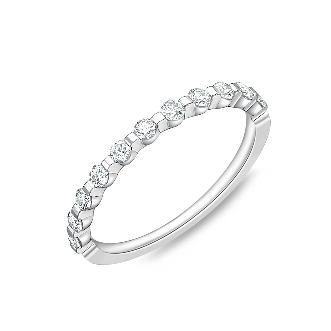 Diamond Precious Prong Band .32 Carat Total Weight