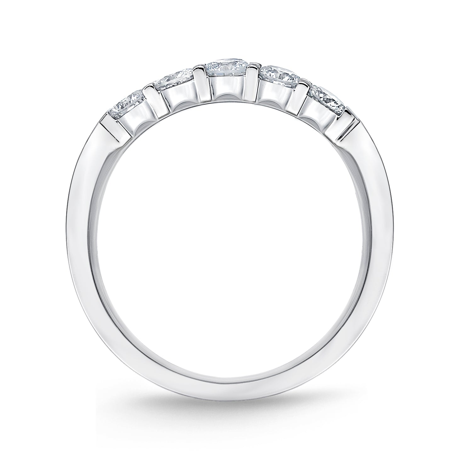 Diamond Petite Prong 5 Stone Band .34 Total Carat Weight