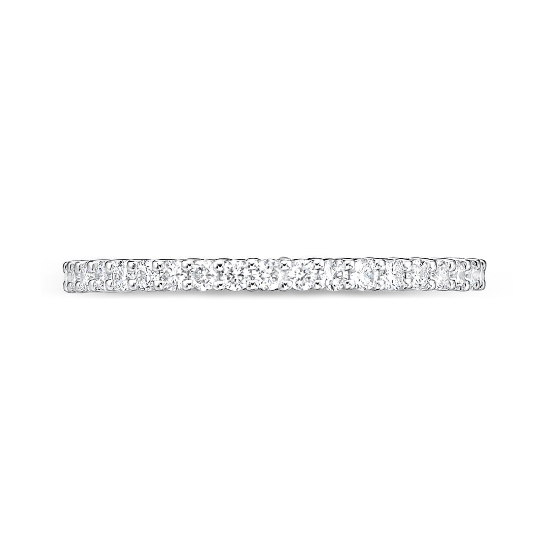 Diamond Petite Prong 40 Stone Eternity Band .54 Carat