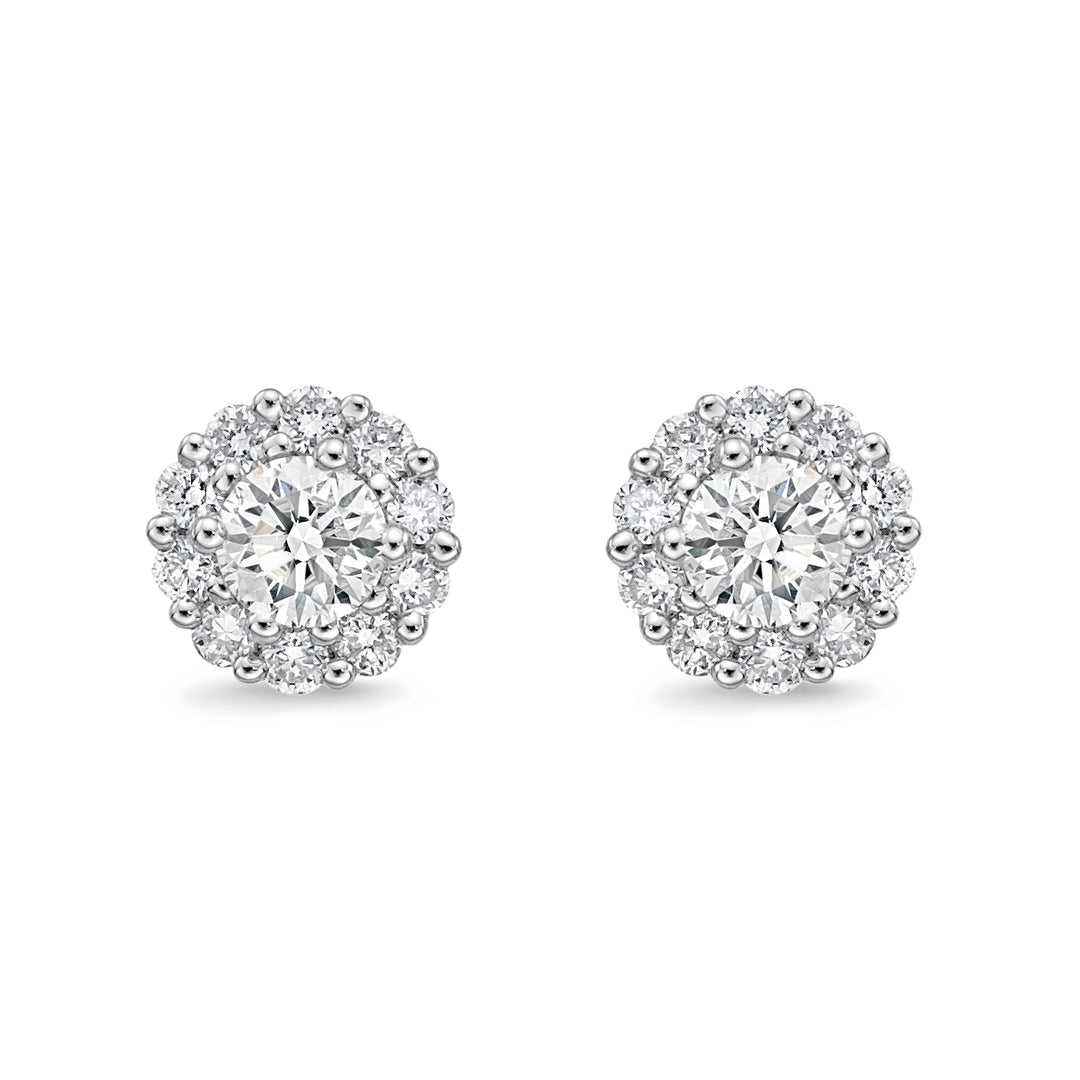 Blossom Diamond Earrings .25 Total Carat Weight