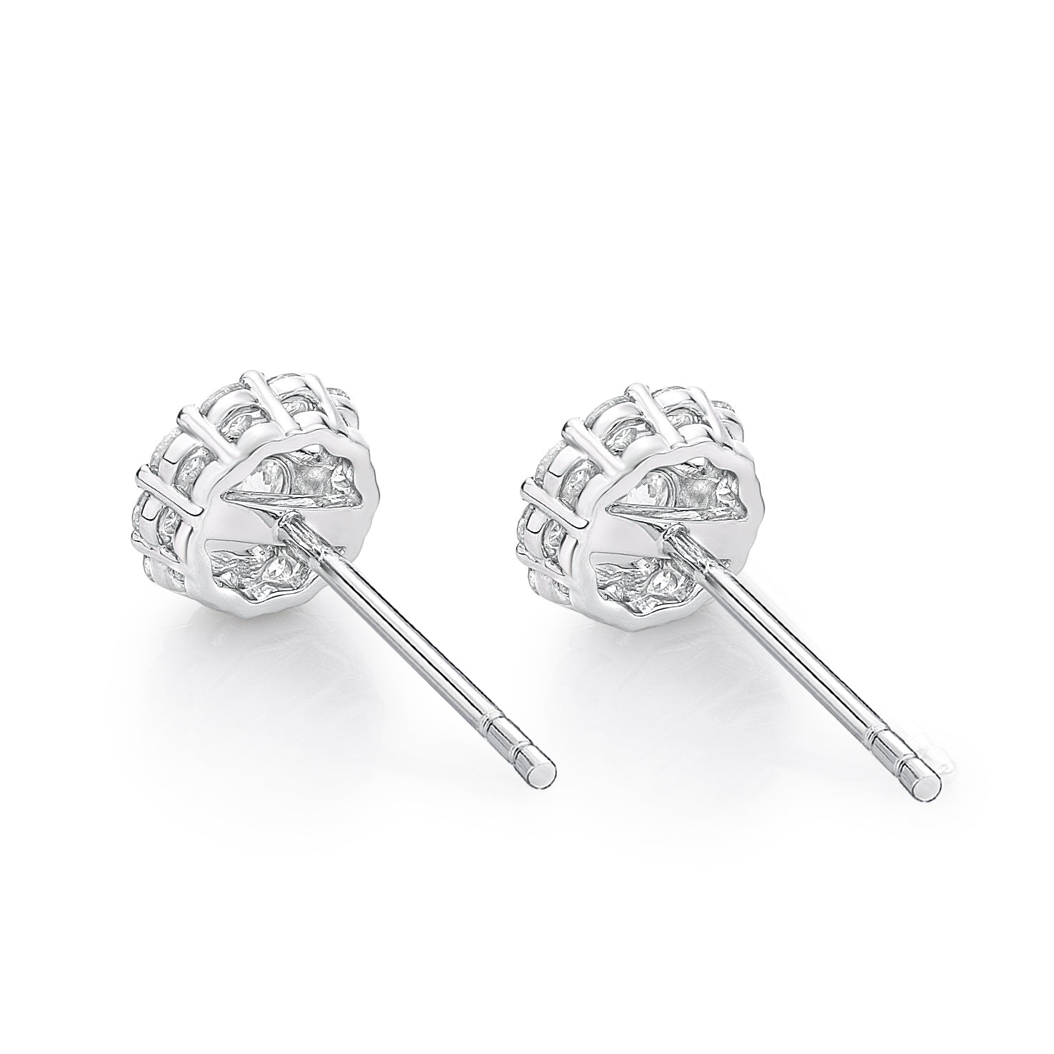 Blossom Diamond Earrings .50 Total Carat Weight