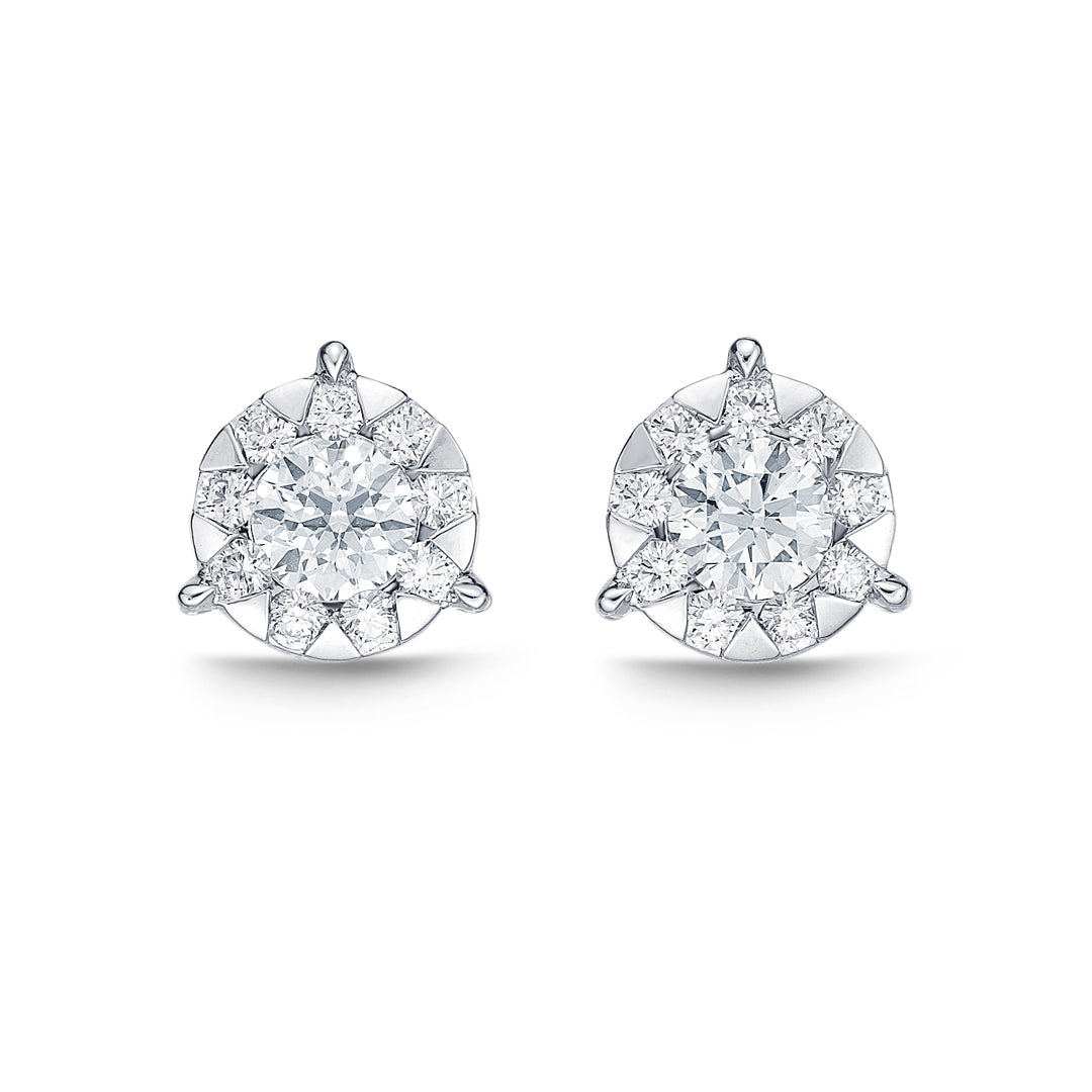 .50CTW DIAMOND BOUQUET  3 PRONG STUDS