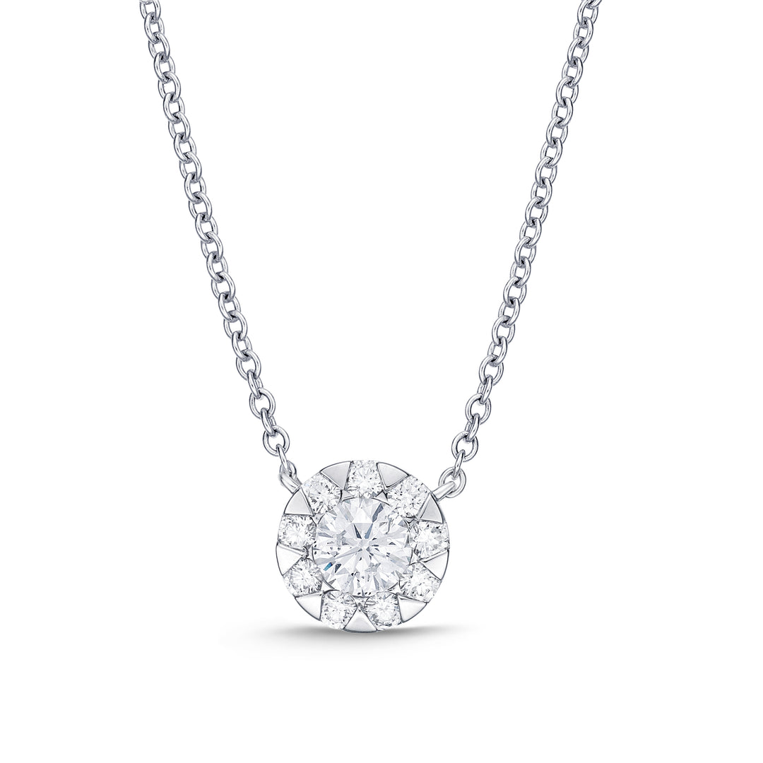 Diamond Boquets Pendant .30 Total Carat Weight