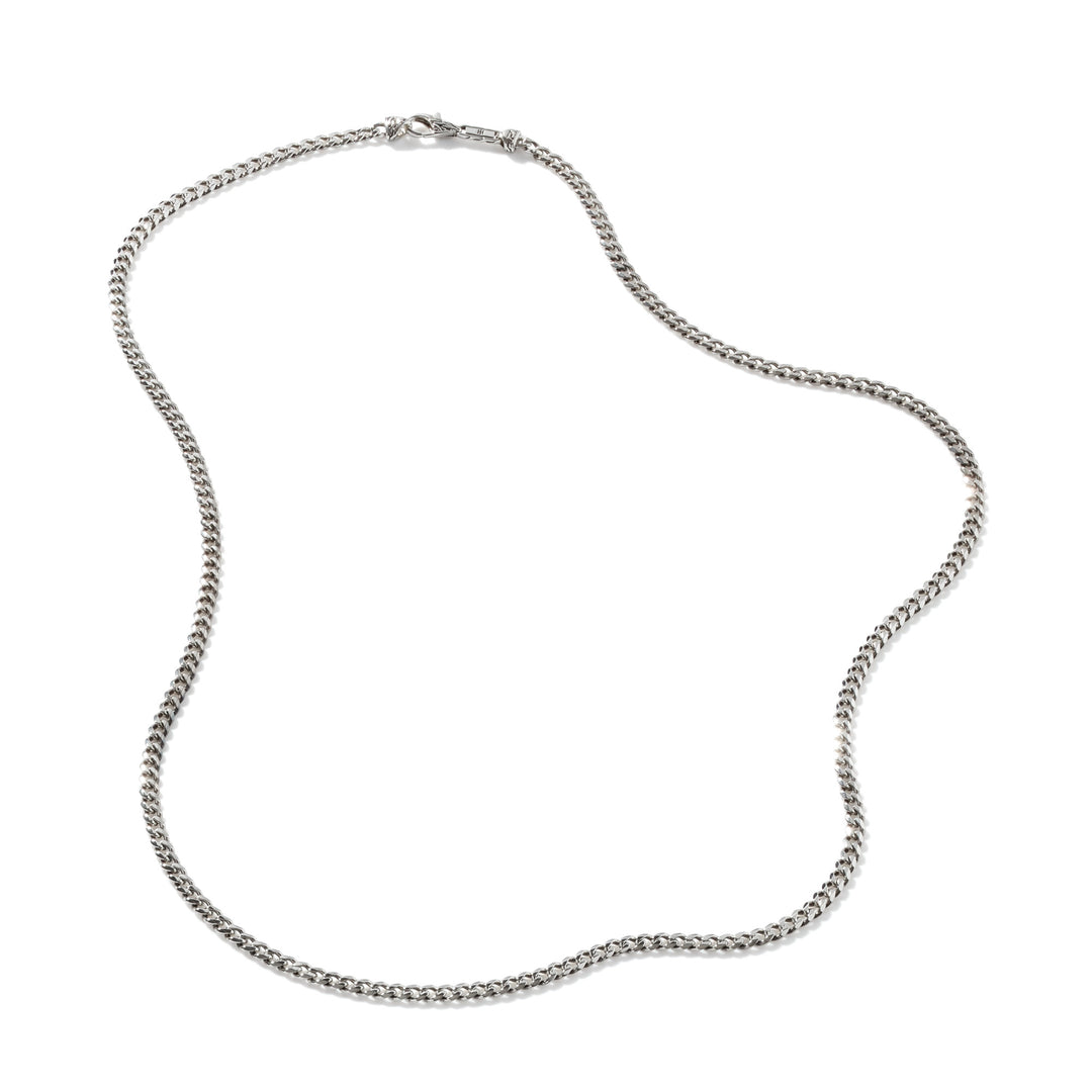 John Hardy 24" Silver 3.9mm Curb Chain Necklace