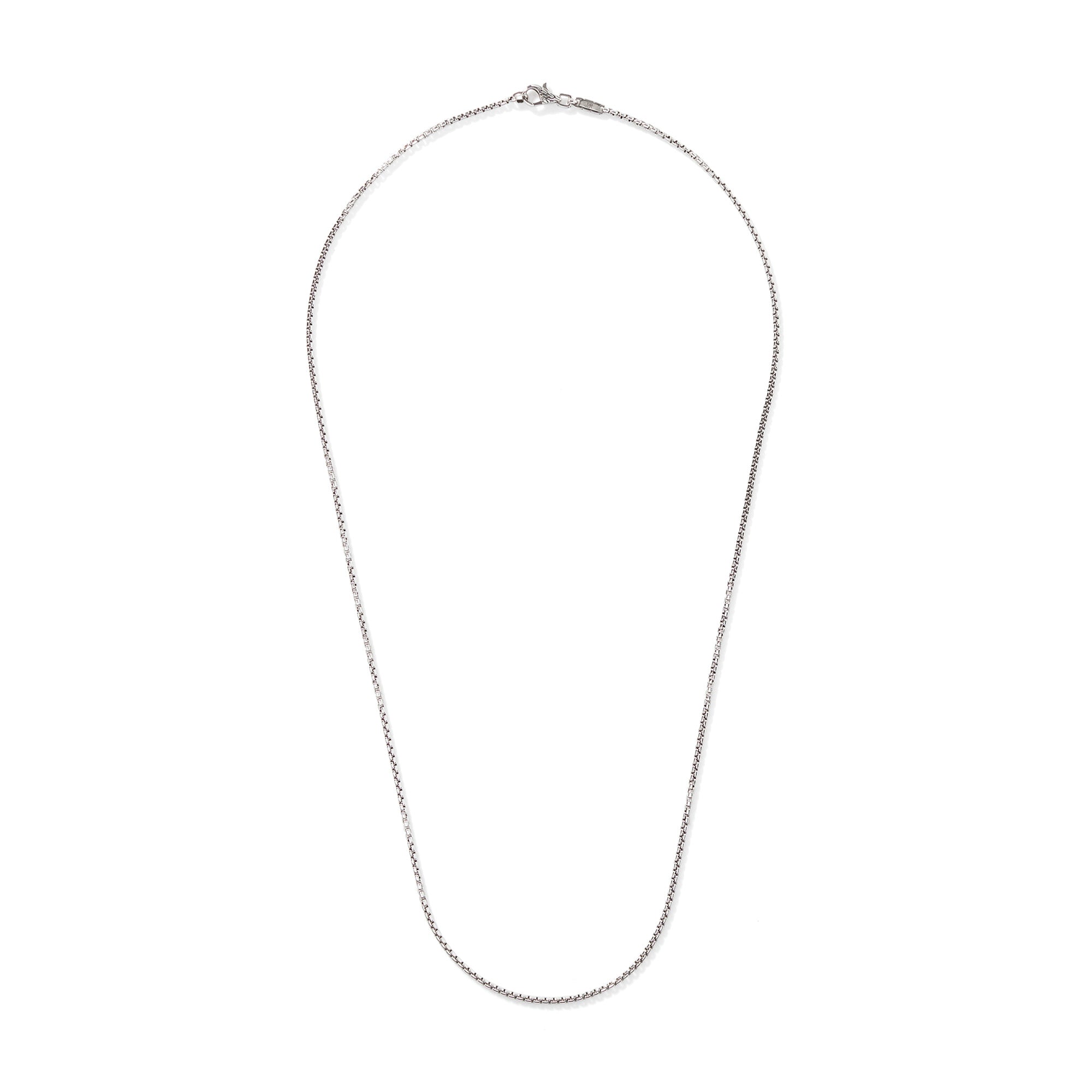 John Hardy 22" Silver 2mm Box Chain Necklace