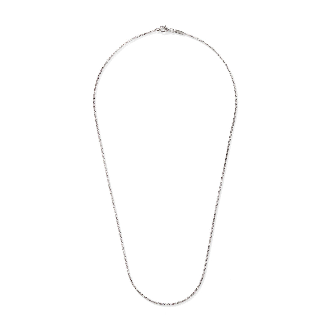 John Hardy 22" Silver 2mm Box Chain Necklace