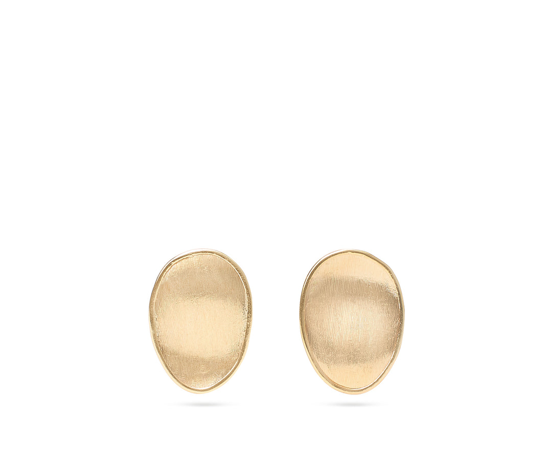 18K Lunaria Collection Yellow Gold Petite Stud Earrings