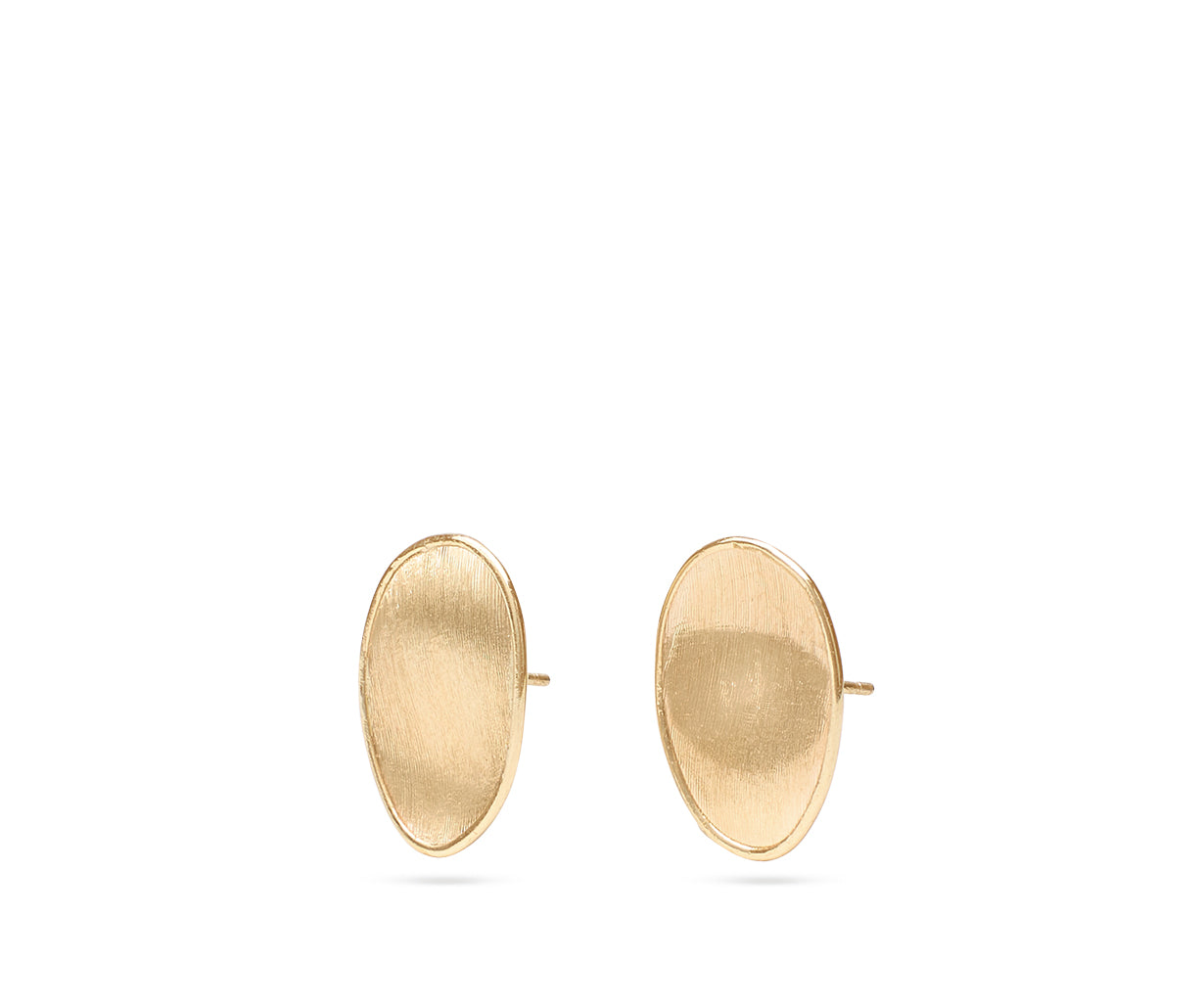 18K Lunaria Collection Yellow Gold Petite Stud Earrings