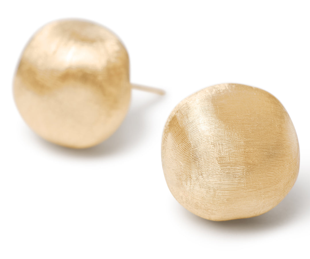 18K Yellow Gold Stud Earrings