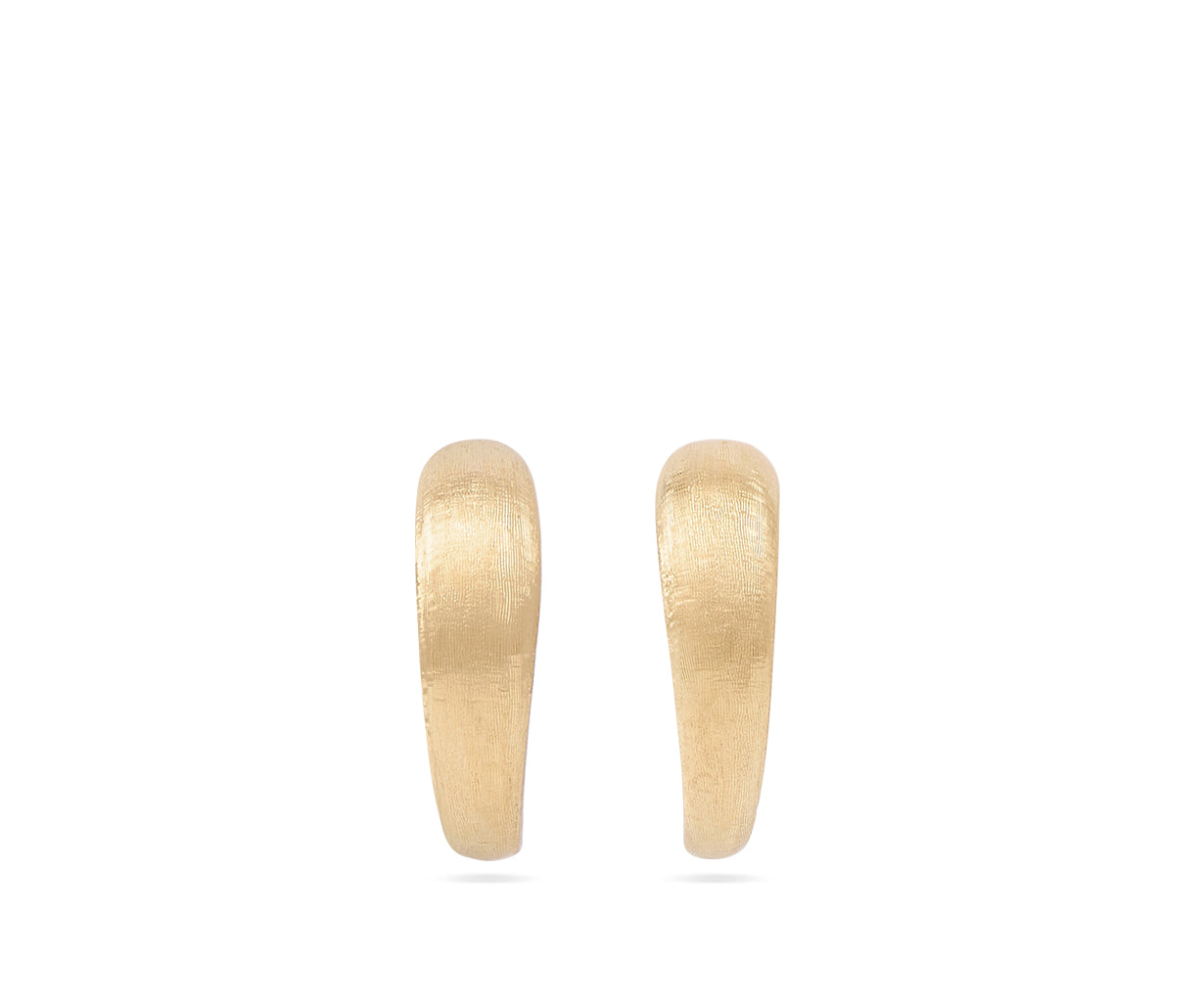 18K Lucia Collection Gold Medium Hoop Earrings