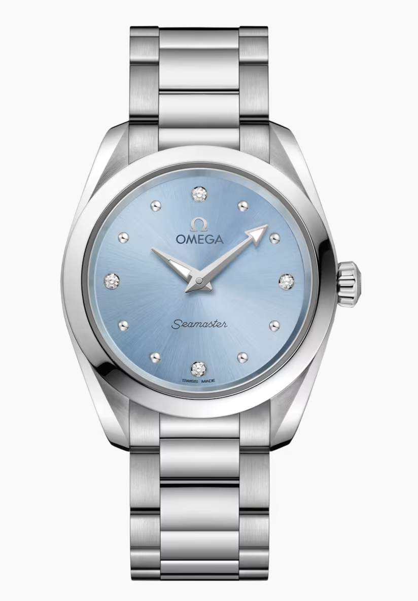 Omega Seamaster Aqua Terra 150M 28 mm, steel on steel