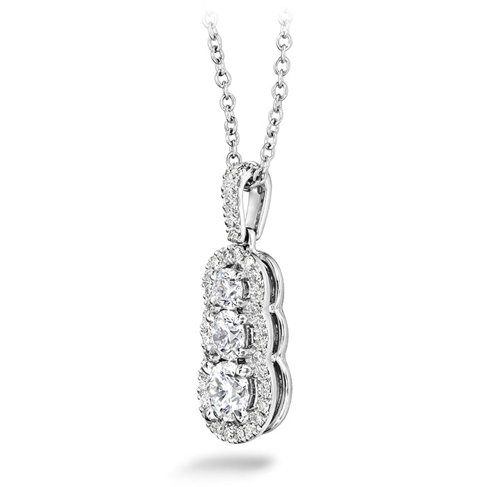 0.77 ctw. Aurora Pendant - Small in 18K White Gold