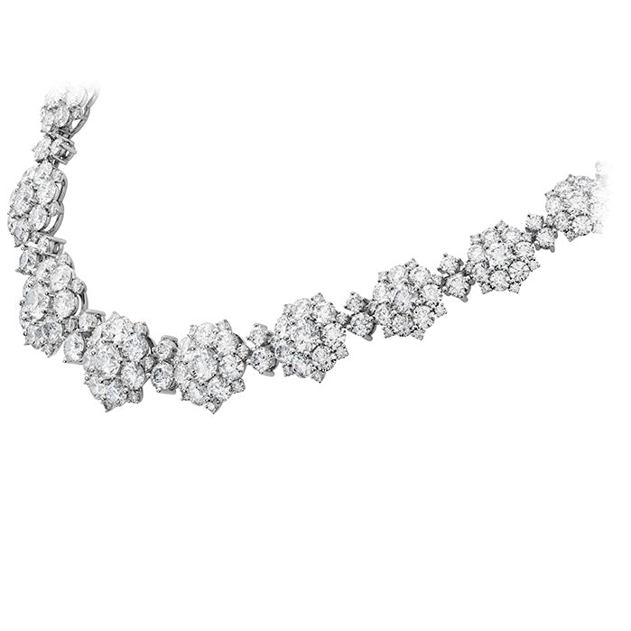 39 ctw. Beloved Cluster Necklace in 18K White Gold