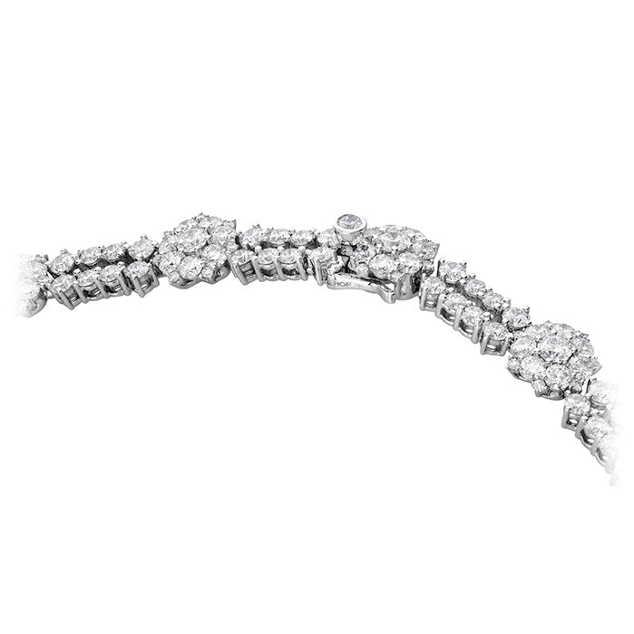 39 ctw. Beloved Cluster Necklace in 18K White Gold