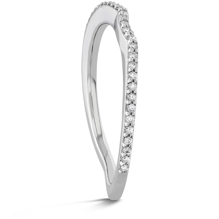 0.09 ctw. Camilla Band to match Split Shank in 18K White Gold