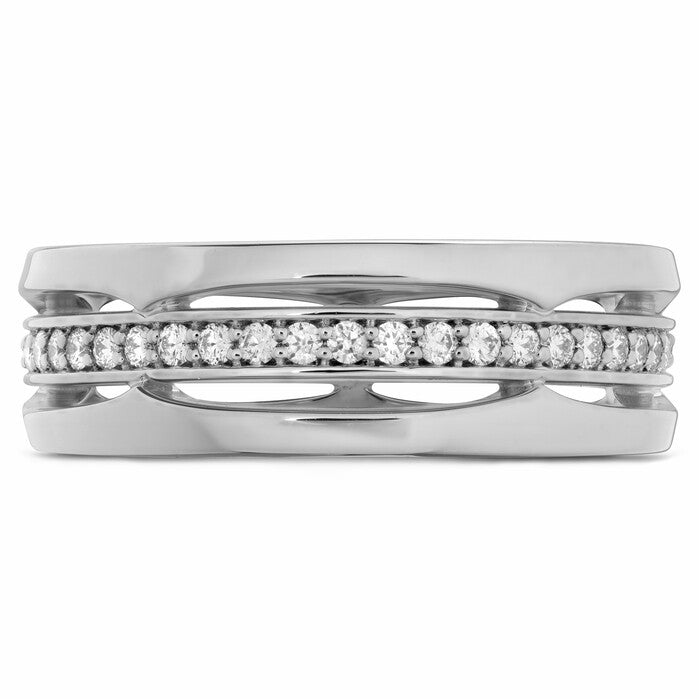 0.3 ctw. Copley Triple Row Wedding Band in 18K White Gold