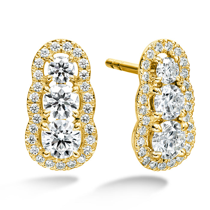 1.27 ctw. Aurora  Earrings in 18K White Gold