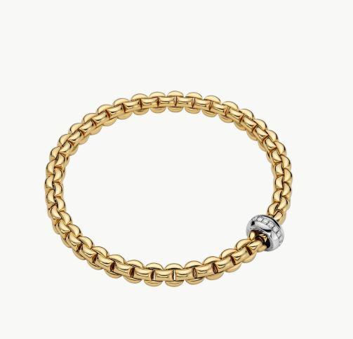 Eka Collection Flex'it Bracelet with .15 Carat Weight Diamonds