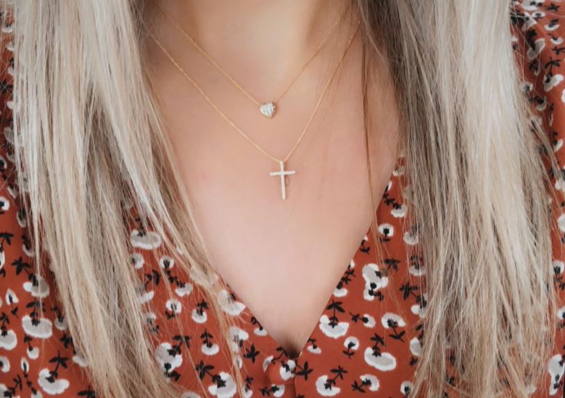 18k Yellow Gold Cross