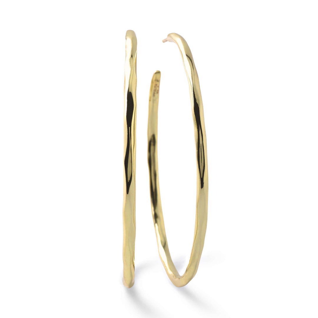 18K Classico Large Squiggle Hoop Earrings