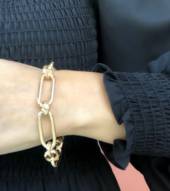 ROBERTO COIN ORO LINK BRACELET